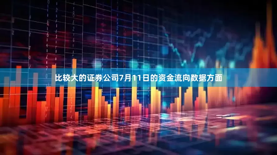 比较大的证券公司7月11日的资金流向数据方面